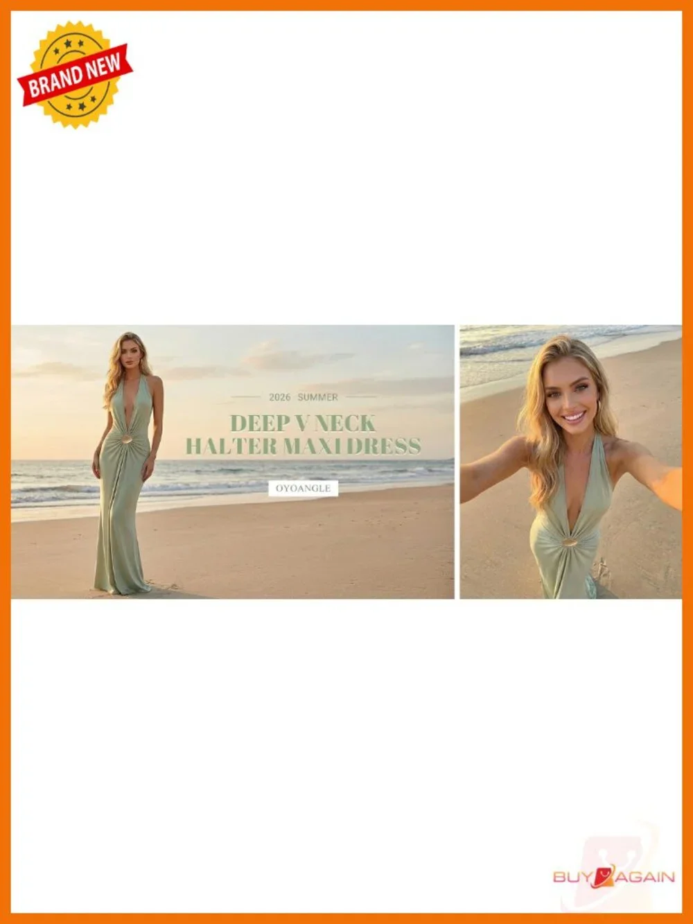 Women's Halter Maxi Dress Deep V Neck Ruched Bodycon Formal Wedding Guest